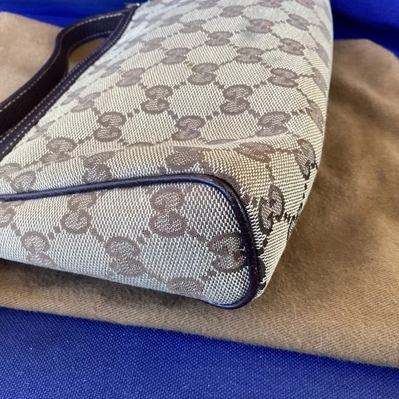 Authentic Gucci Abbey Pochette small Shoulder bag canvas vintage - Picture 8 of 14